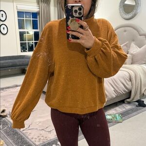 Women's Cozy rust Sweater